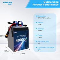 XINGTO 28S40Ah 400wh/kg Lipo High Discharge Rate for FPV Racing Drone Agriculture UAV Electric Motorcycle E-bike Power Solution