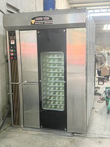 Four rotatif LX32M Minh Tam Vietnam, état neuf, modèle 2025, pour boulangerie, 380V, garantie 1 an, 32 plateaux, protection contre la surchauffe du moteur - Product Image 5