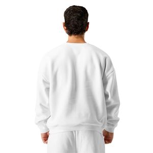 Sweat-shirt blanc à col rond pour homme, en molleton premium, à manches longues, décontracté, athlétique, streetwear, vêtements de sport - Product Image 6