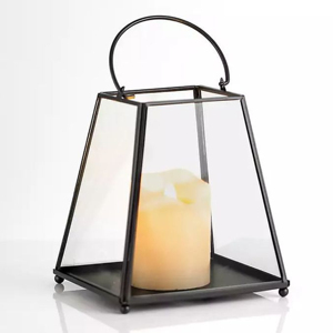 Unique Selling Metal & Glass <b>Lantern</b> With Matt <b>Black</b> Finish Metal Candle <b>Lanterns</b> for Outdoor & Indoor Decoration - Product Image 4