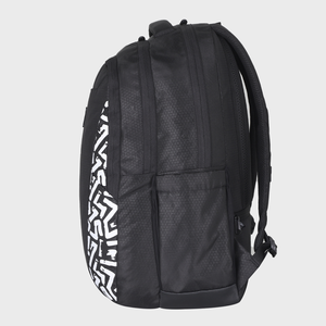 Arctic Fox Black <b>Laptop</b> <b>Backpack</b> with USB Port Large Capacity Geometric Pattern - Product Image 5