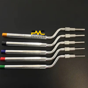 Ensemble de 5 instruments d'ostéotomie pour implants dentaires : embouts d'élévateur de sinus maxillaire, dispositif de lifting de sinus concave et extrudeur osseux - Product Image 4