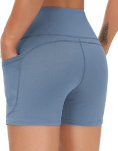 Shorts Deportivos de Cintura Alta para Mujer, Pantalones de Yoga de Secado Rápido, Levanta Glúteos, Transpirables, para Correr, Gimnasio, Fitness y Yoga - Product Image 4