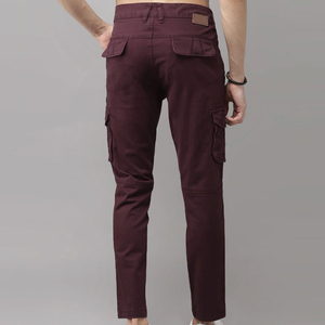 Pantalon cargo homme personnalisé tendance, taille haute, 100% polyester, toile légère, respirant, écologique, décontracté, facile à laver - Product Image 3