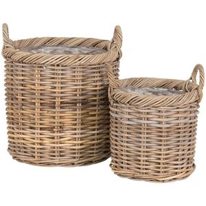 Natural Rattan and Jute Handmade <b>Large</b> Round Storage <b>Basket</b> Eco-Friendly Food Storage & Blanket Organizer for Modern Homes - Product Image 5
