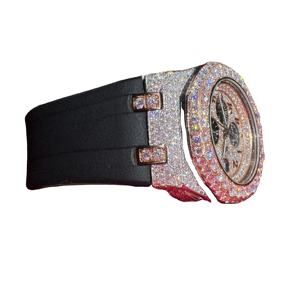 Reloj de Cuarzo Estilo Hip Hop con Moissanita Cultivada en Laboratorio, Unisex, Disponible con Tamaño y Logotipo Personalizados a Excelente Precio, Reloj para Hombre al por Mayor - Product Image 1