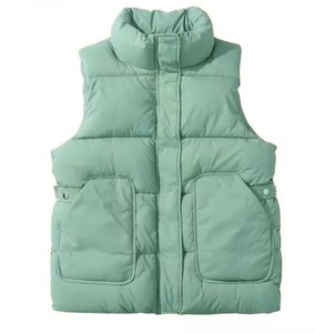 Wholesale Altr Brothers High Quality Breathable Winter Nylon Slim Fit Turtleneck <b>Lightweight</b> <b>Running</b> Duck Puffer Vest <b>Jacket</b> - Product Image 3