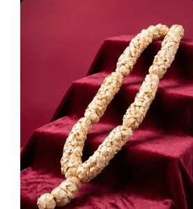 Guirnalda de Ratán Tradicional, Collar de Cuentas Naturales, Accesorio Decorativo para Bodas - Product Image 1