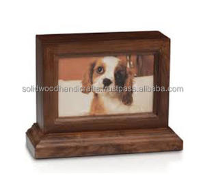 Boîte d'urne en bois de vente chaude pour les cendres d'animal familier Urnes de crémation en bois pour les cendres de chat et de chien Urnes en palissandre à bas prix - Product Image 5