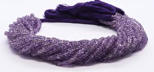 Cuentas de Amatista Rosa Natural Lisas en Forma de Disco de 4-5 mm, Cuentas de Amatista Rosa en Forma de Rueda, Cuentas Sueltas de Amatista de 12 Pulgadas para Joyería - Product Image 5