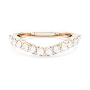 Anillo Apilable con Diamante Cultivado en Laboratorio de Corte Redondo, Personalizado en Oro Sólido de 14K o 18K, con Engaste de Puntas, Anillo de Boda Minimalista y Delicado, Fabricante - Product Image 5