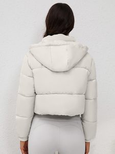 Custom Logo Crop <b>Puffer</b> <b>Jacket</b> Short length Women's <b>Cropped</b> Padded Coat Everyday layering Wholesale Manufacturer Women Clothing - Product Image 2