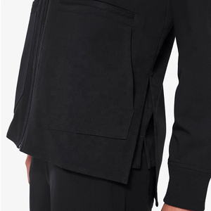 Uniformes Médicos Unisex, Chaqueta de Enfermería Cómoda con Cierre, Uniformes de Enfermera para Mujer, Uniformes de Hospital para Verano - Product Image 6
