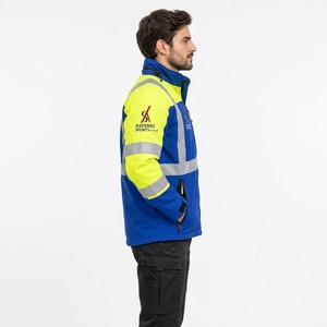 Veste de sécurité réfléchissante, vêtements de travail, matériau durable, léger, coupe confortable, vêtements de sécurité pour la construction et les activités de plein air, personnalisable - Product Image 3