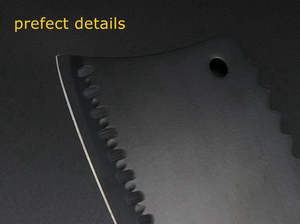 Couteau à découper les légumes et la viande en acier inoxydable anti-rouille avec étui en cuir, ambidextre, compatible lave-vaisselle, haute qualité - Product Image 3