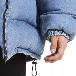 Doudoune d'hiver en Jean à manches détachables de haute qualité, 2022 - Product Image 5