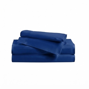 Juego de Sábanas y Fundas de Almohada de Algodón, Color Sólido, Transpirable, Premium, Lavable, para Todas las Temporadas, para Hogar y Hotel - Product Image 6