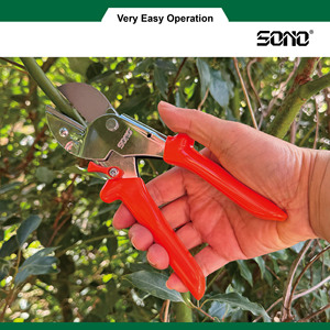 Tijeras de Podar Industriales/DIY SONO J520 de Alta Resistencia para Diestros, para Jardín, Árboles Frutales y Ramas Gruesas, Mango de PVC Cromado - Product Image 3
