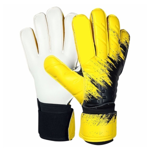 Gants de gardien de but de football au design dernier cri, forte adhérence avec protection des doigts, caoutchouc injecté, latex allemand 4 mm. - Product Image 1