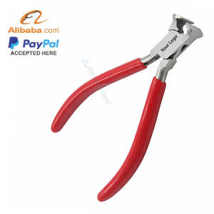 Cortador de extremos/cortador superior con logotipo personalizado, 115 mm, sin resorte, mango de PVC y borde de corte afilado, alicates para cortar alambre para joyería, 5 pulgadas, OEM - Product Image 4
