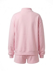 Achetez 2026 Soft 100% Coton Femme Col Roulé Manches Longues Automne/Hiver Écologique Respirant Séchage Rapide Anti-Boulochage Polaire Uni - Product Image 3