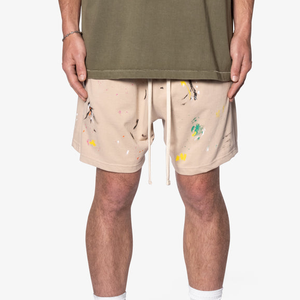Shorts décontractés d'été pour hommes, style streetwear, shorts pour garçons, shorts cargo multi-poches personnalisés, motif imprimé, 100% coton respirant, shorts pour hommes - Product Image 1