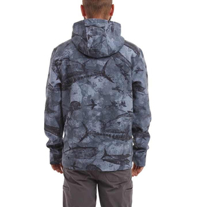 Sweat à capuche de pêche pour homme 100 % coton molletonné, performance hiver, impression numérique - Product Image 1