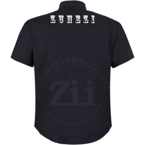 Camisa de Trabajo de Manga Corta Ligera con Protección Contra Incendios para Soldador, Camisa de Soldadura FRC con Botones a Presión, Resistencia al Calor de 300-500 °C - Product Image 2