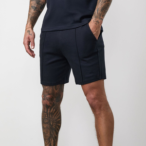 Shorts de sport décontractés pour hommes, longueur genou, été-automne, séchage rapide, respirants, écologiques, avec cordon de serrage, confortables, couleur unie, en toile - Product Image 1