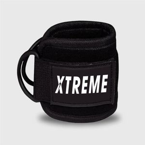 Correa de Tobillo Ajustable y Transpirable para Gimnasio, con Logotipo Personalizado, Autoadhesiva, de Spandex y Nailon, Protección para Máquinas de Cable, con Cordones - Product Image 4