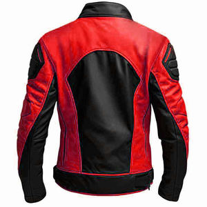 Chaquetas de Motocicleta de Cuero Genuino de Alta Calidad con Colores, Logotipo y Tallas Personalizadas, Chaquetas para Hombre - Product Image 2