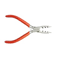 Pince à sonnerie 3 trous de meilleure qualité avec boucle d'ouverture pour ouvrir les anneaux canaris oiseaux outils pince ouvre-bague perroquet 16cm de large