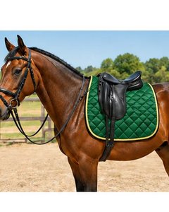 Almohadillas de satén inglés para silla de montar, las más vendidas, para entrenamiento y competición, con relleno de poliéster, para doma y salto ecuestre - Product Image 5