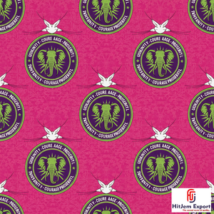 ผ้าโพลีเอสเตอร์น้ำหนักเบาพิมพ์ลายแอฟริกันแบบกำหนดเอง พิมพ์ด้านเดียว สำหรับงานส่งเสริมการขาย แบรนด์ดิ้ง และเสื้อผ้า - Product Image 2