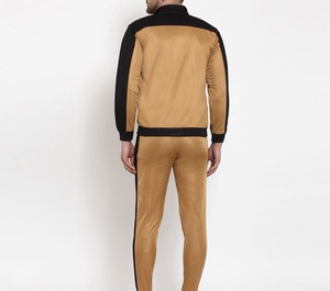 Wholesale Low Price Breathable Lightweight Quarter <b>Zip</b> Hooded Printed Solid Casual Men's Sweatshirts Sweatpants Sets OEM Design - Product Image 3