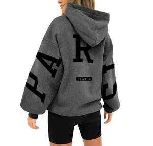 Sudadera con capucha y cremallera para hombre, de forro polar, con bolsillo en el pecho, 100% algodón lavado, cálida y cómoda, personalizable. - Product Image 2
