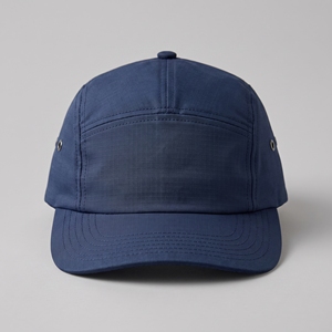 Gorra Deportiva Azul de 5 Paneles, Malla de Nailon, Impermeable, Transpirable, de Secado Rápido, Ajustable, para Campamento, Deportes al Aire Libre, Estilo Techwear, para Correr, Fabricación B2B OEM - Product Image 1