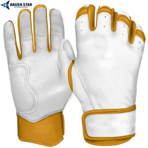Guantes de Bateo de Béisbol de Cuero/Cuero Sintético, Color Personalizable, Ligeros, Cómodos, con Gancho, para Entrenamiento, Unisex, Adultos - Product Image 6