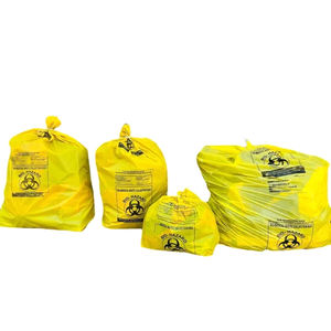 Bolsa de basura hospitalaria compostable de almidón de maíz para residuos infecciosos, bolsas de plástico rojas para residuos infecciosos de hospital. - Product Image 6