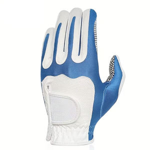Guantes de Golf de Piel de Cabra de la Mejor Calidad, Guantes Deportivos de Piel Genuina Antideslizantes de Secado Rápido con Servicio OEM - Product Image 3