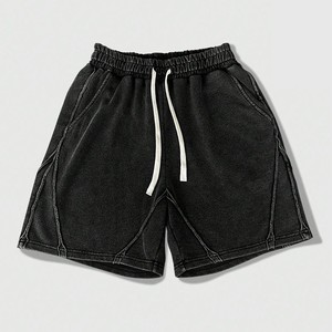 Fournisseur en gros de shorts décontractés pour hommes, vintage, écologiques, 100% coton, respirants, style streetwear - Product Image 5