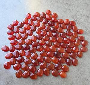 Ónix Rojo Natural Ovalado Cabujón, Piedras Preciosas Calibradas al por Mayor para Joyería, Gema de Cristal Curativa - Product Image 5