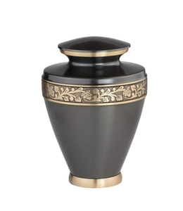 Urnes funéraires décoratives en laiton pour cendres d'adultes, urnes faites à la main pour hommes et femmes, urnes funéraires - Product Image 1
