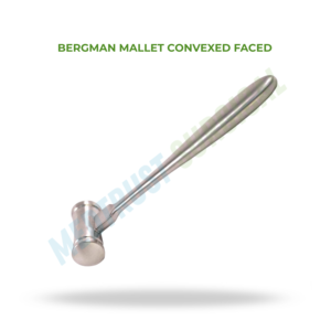 Martillo Quirúrgico Ortopédico de Bergman con Cara Convexa, Instrumento de Acero Inoxidable - Product Image 2