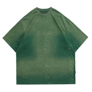 T-shirts délavés à l'acide de qualité supérieure, t-shirts délavés à l'acide avec logo personnalisé, créez votre propre idée, t-shirts délavés à l'acide pour hommes - Product Image 5