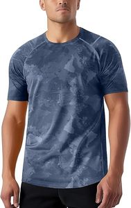 Camiseta sin Mangas Deportiva de Secado Rápido con Estampado Geométrico Degradado para Hombre, Estilo Vintage Ecológico, Ropa Casual de Verano, Blanca y Naranja - Product Image 3