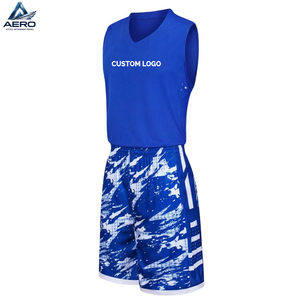 Uniforme de Baloncesto Personalizado de Primera Calidad, Nuevo, Cuello en V, Sin Mangas, con Pantalones Cortos Estampados, para Equipos Deportivos - Product Image 2