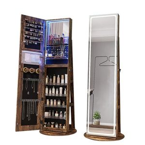 Toeletta per il Trucco con Luci LED Regolabili e Armadietto Portagioie Integrato - Product Image 2