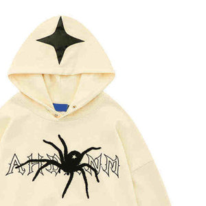 Nueva Llegada, Sudadera con Capucha Estilo Gótico para Mujer, Marca Wearpex, 100% Algodón Felpa, 400g, Estilo Holgado, Logotipo Bordado - Product Image 6