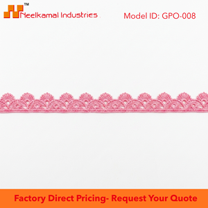 Encaje Guipur GPO Rosa Bebé de 15mm, Rollo de 20 Metros para Ropa Infantil, Diademas, Manualidades, Decoración, Personalizable, Venta al Por Mayor - Product Image 6